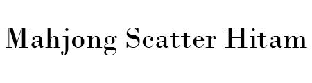 Mahjong Scatter Hitam